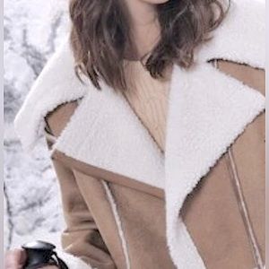 Faux Suede Moto Jacket